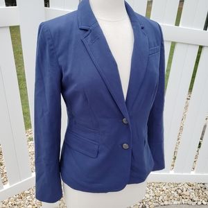 Banana Republic Navy Blue Academy Blazer 8 Petite